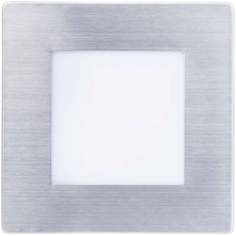 Emos LED orientační vestavné svítidlo 80×80, 1,5W teplá bílá IP65