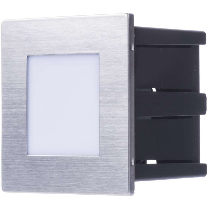 Emos LED orientační vestavné svítidlo 80×80, 1,5W teplá bílá IP65