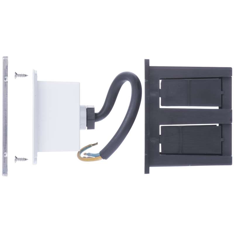 Emos LED orientační vestavné svítidlo 80×80, 1,5W teplá bílá IP65