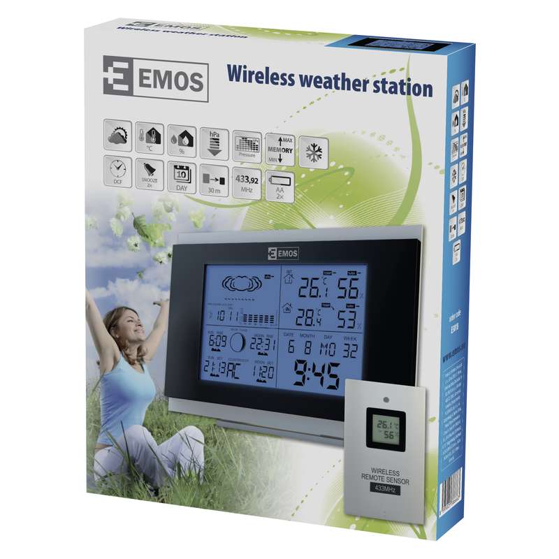 Domácí bezdrátová meteostanice AOK-5018B