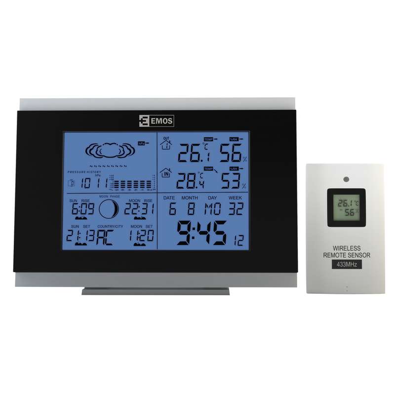 Domácí bezdrátová meteostanice AOK-5018B