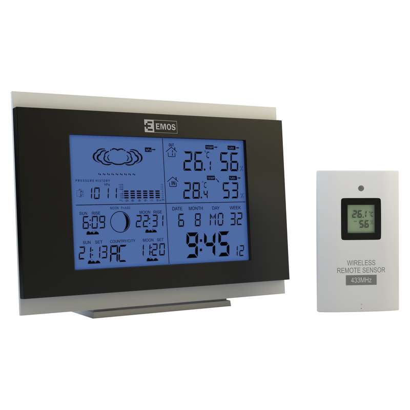 Domácí bezdrátová meteostanice AOK-5018B