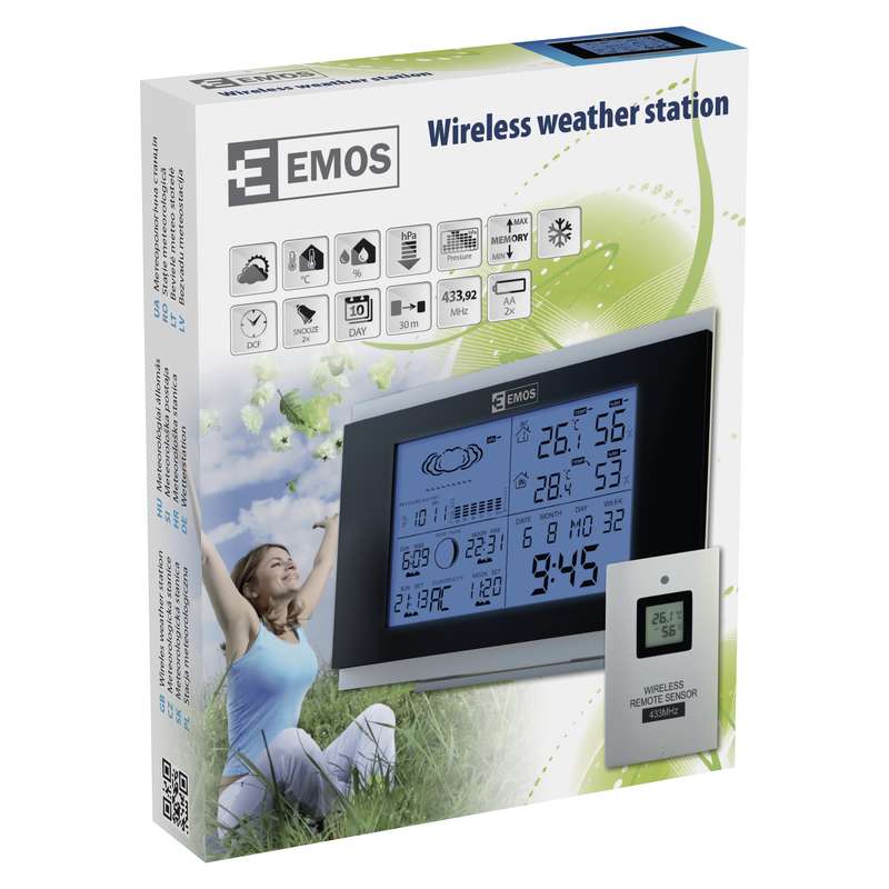 Domácí bezdrátová meteostanice AOK-5018B