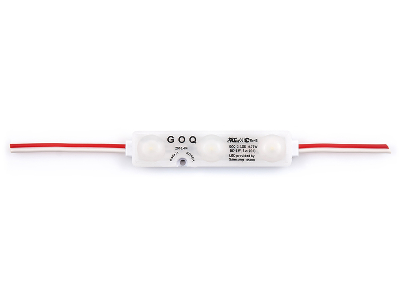 LED Modul 2835 IP68 0,72W Samsung 6500 K studená bílá, 4 roky záruka