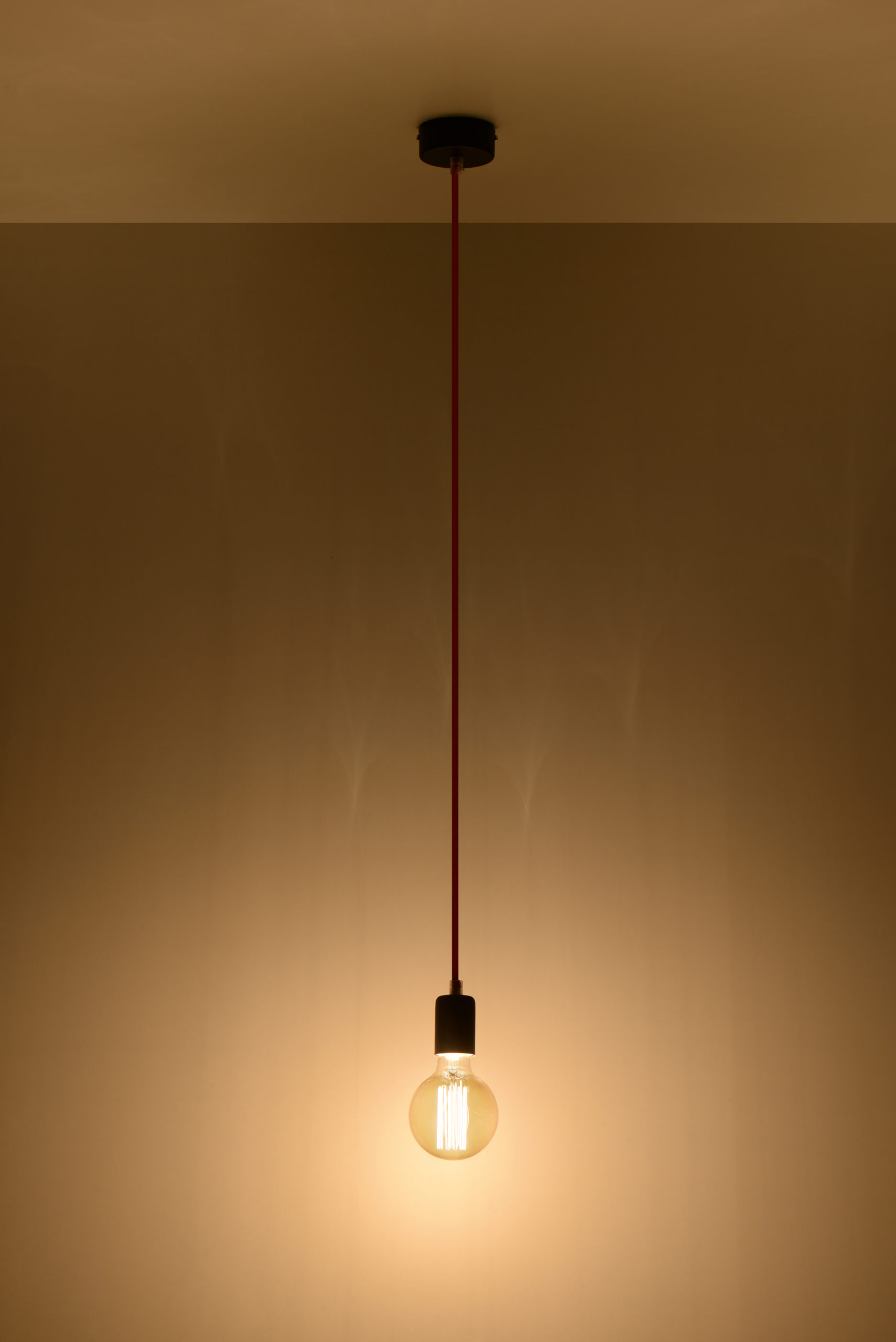 Závěsné svítidlo Edison žluté