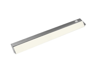 VERSA LED výklopné nábytkové svítidlo s vypínačem pod kuchyňskou linku 10W, stříbrná - teplá